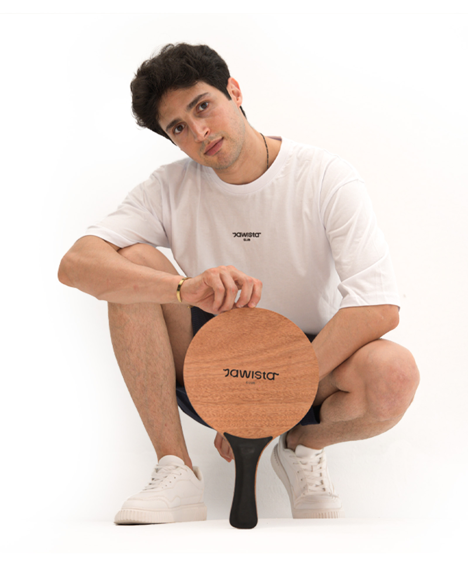 Advanced Beach Racket Set - Jawista Pro [Natural wood]